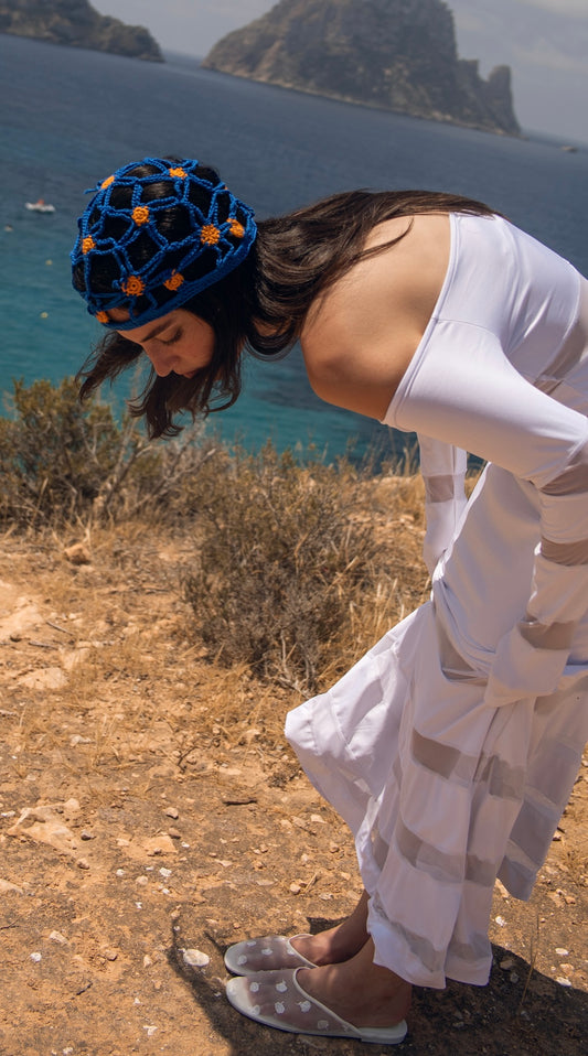 Casquete BLUE DAISIES